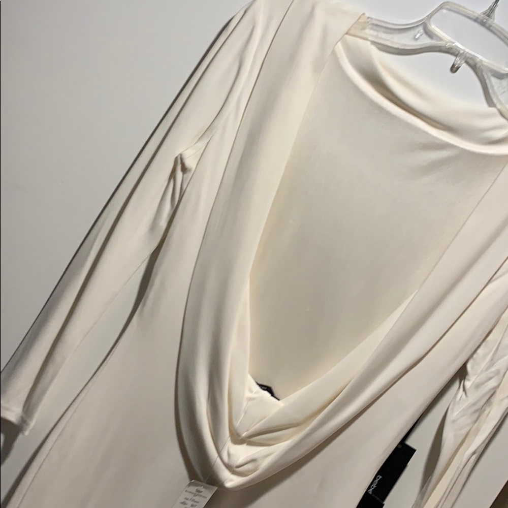 Bebe Cowl Neck Backless dress